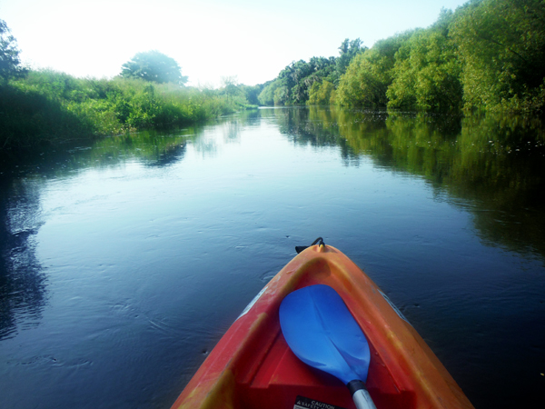 kayaking Peace River