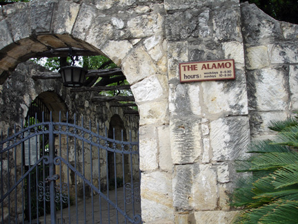 the Alamo entry