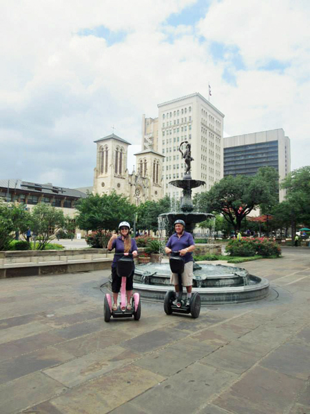 The two RV Gypsies by the Lady Justice Fountain