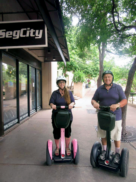 the two RV Gyspies outside of SegCity