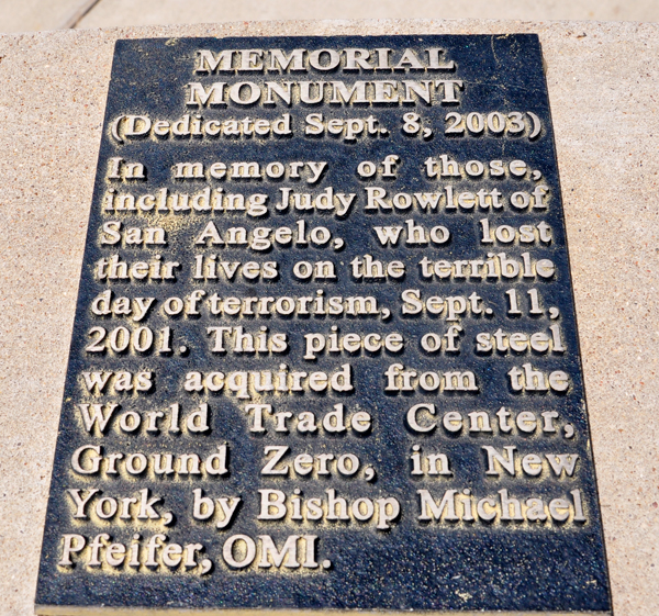 Memorial Monument sign