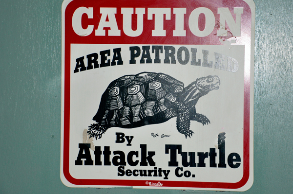 attack turtle siign