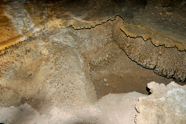 dried up cave floor