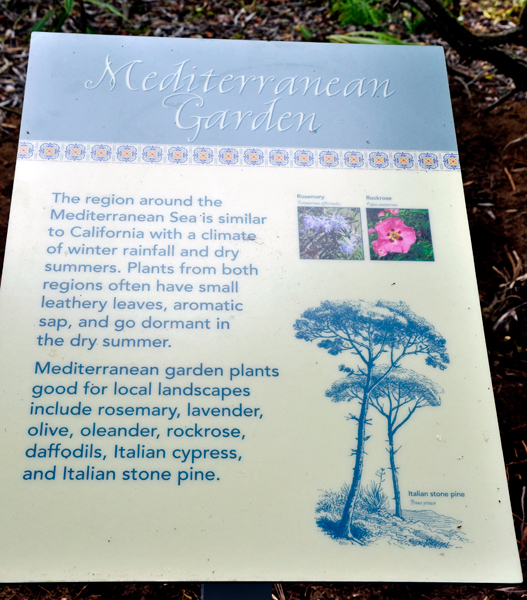 Mediterranian Garden sign