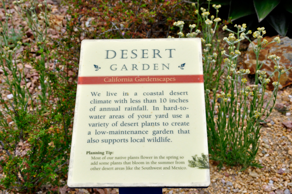 Desert Garden sign