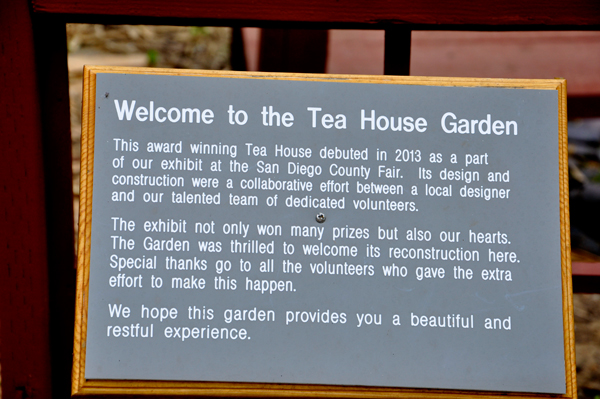 tea house garden sign