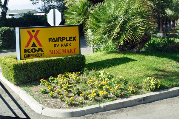 Fairplex KOA sign