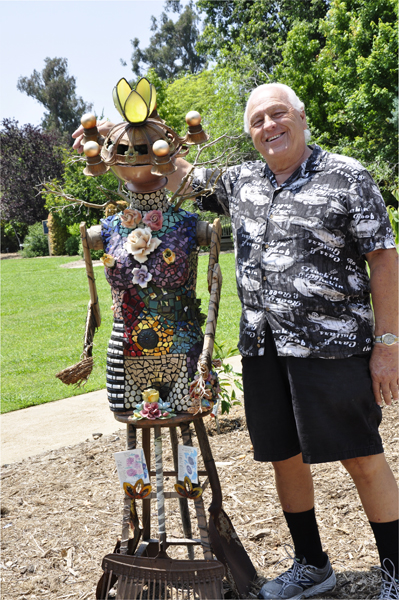 Lee Duquette and the Flora art woman