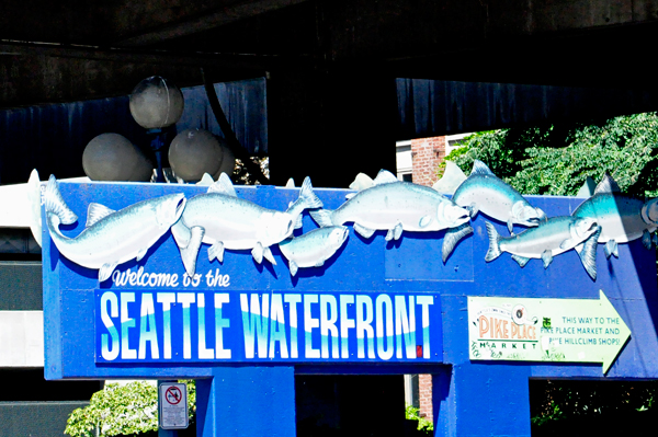 sign: Seattle Waterfront
