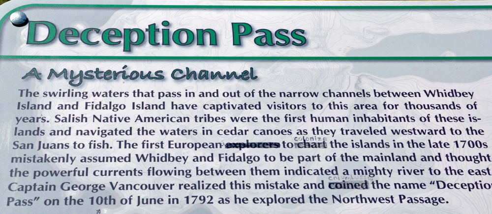 sign: the mysterious channel at Deception Pass