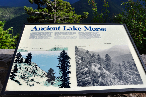 sign about Ancient Lake Morse