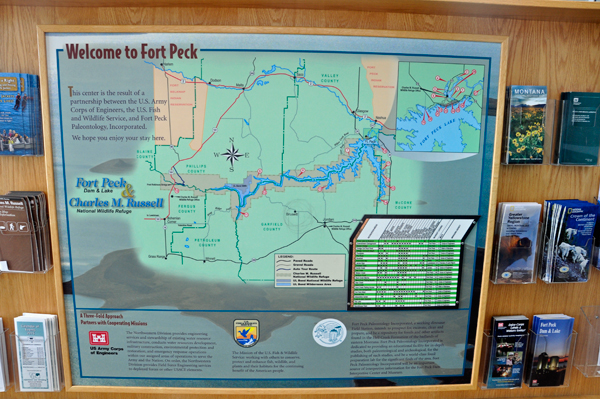 welcome to Fort Peck map