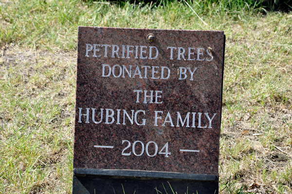 petrified tree sign