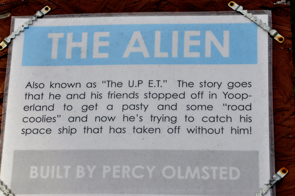 sign about the Alien