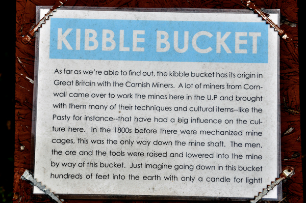 kibble bucket sign