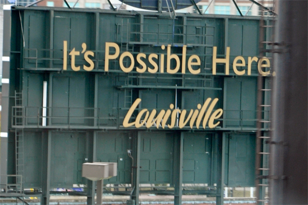 Louisville Kentucky sign