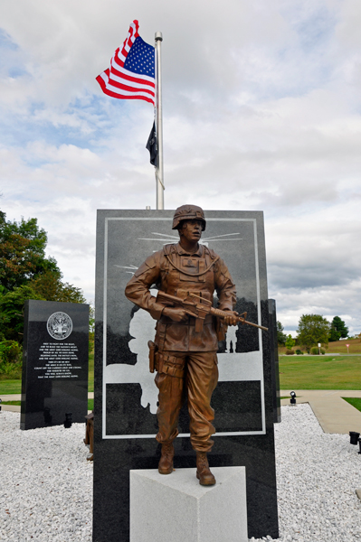 U.S. Marine Corp. sculpture