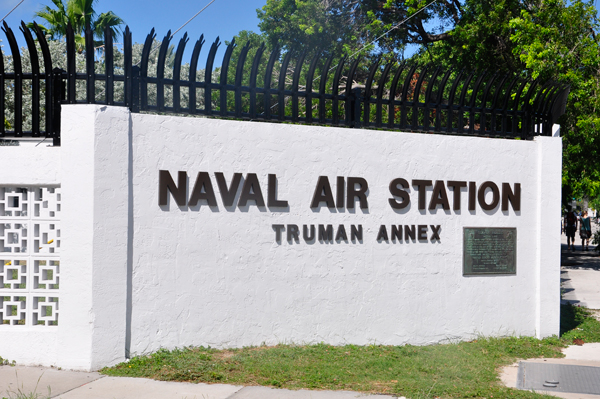 entrance to the Naval Air Station