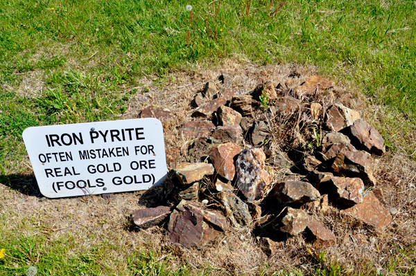 iron pyrite - fools gold