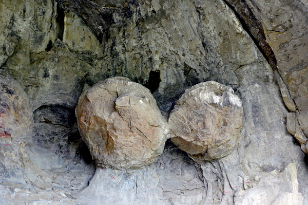 the big balls in Ghost Cave