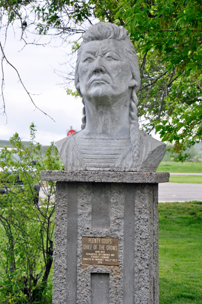 bust of Chief Plenty Coups