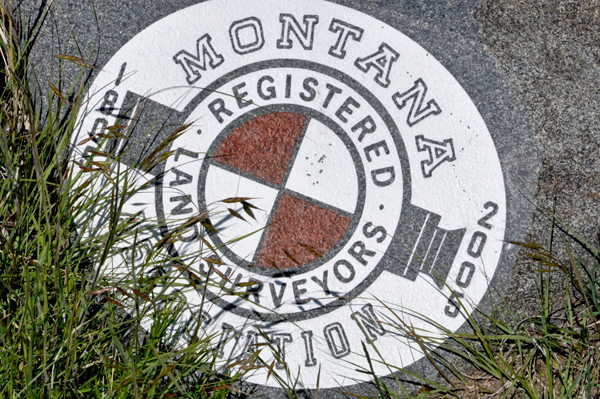 Montana registered land surveyor marker