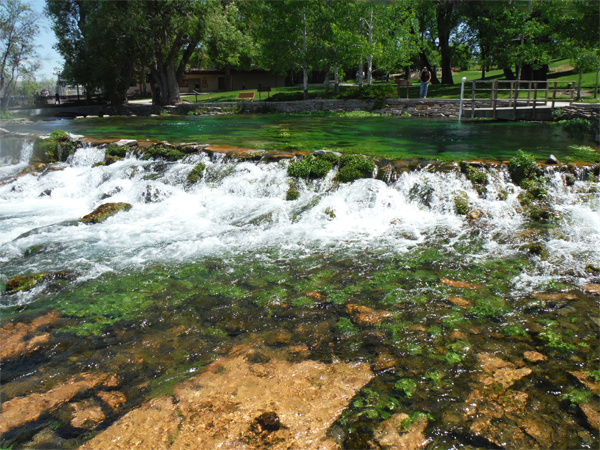 waterfall at Giant Springs State Park