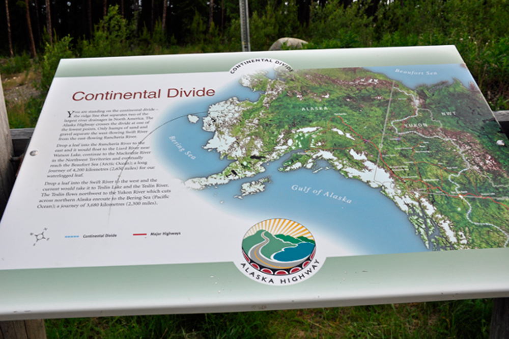 Continental Divide  sign