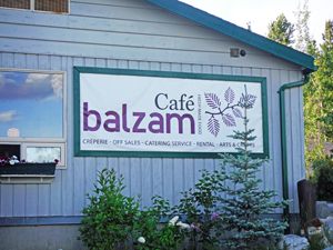 outside of Cafe Balzam
