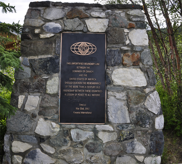 boundary line monument