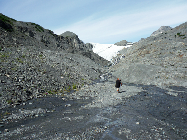 John Smythers on Worthington Glacier