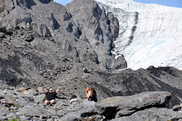 John and Ilse on Worthington Glacier