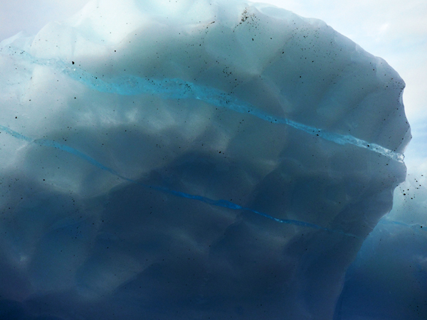 giant blue sheet of ice