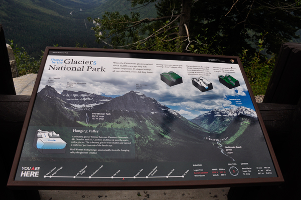 sign about glaciers 