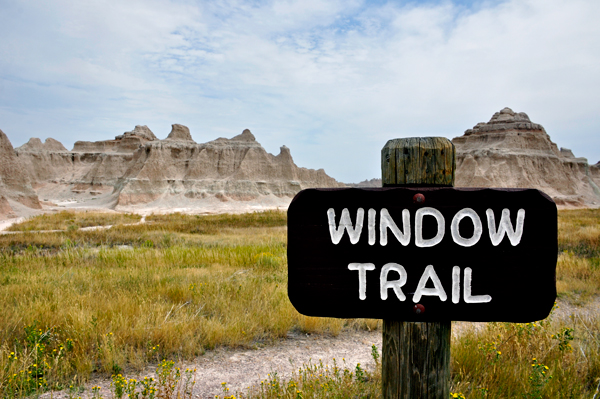 Sign for the Window Trail