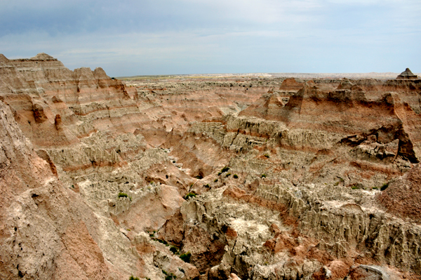 Badlands as seen from the Window Trail