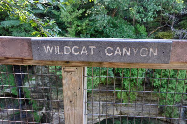 Wildcat Canyon sign