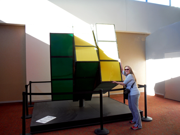 Karen and Giant 1982 World's Fair Rubik's Cube