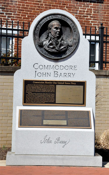 Commodore John Barry marker