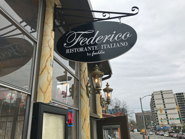 Federico Italian Restaurant sign