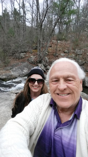 The two RV Gypsies at Panther Falls