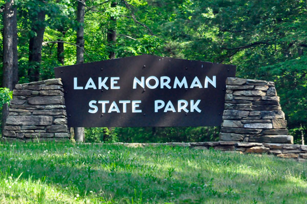 Lake Norman State Park Sign
