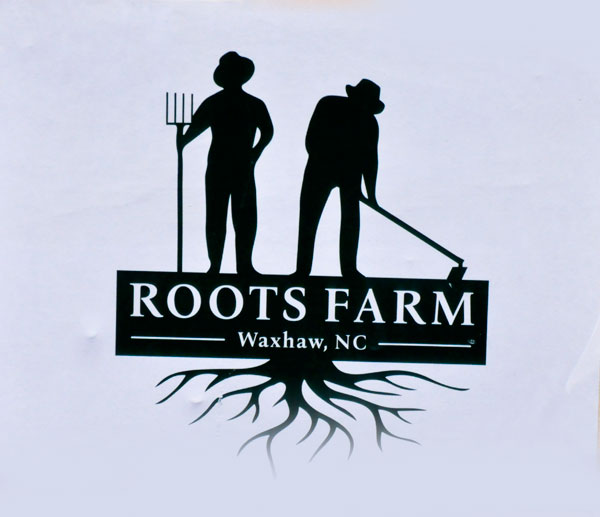 Roots Farm Waxhaw sign