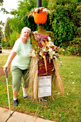 Bridesmaid scarecrow