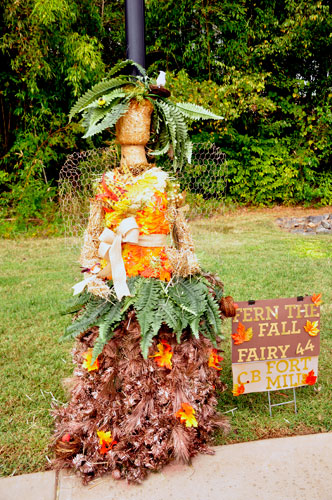 Fall Fairy scarecrow