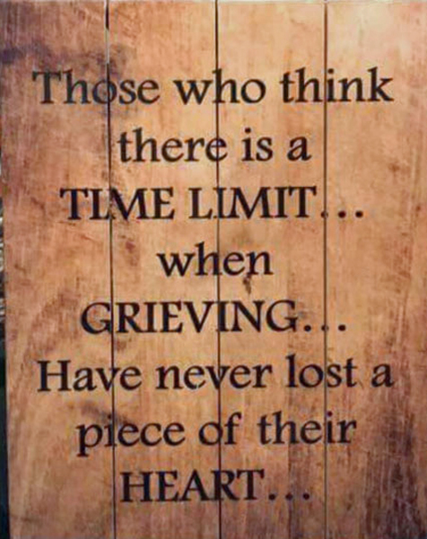 grieving sign