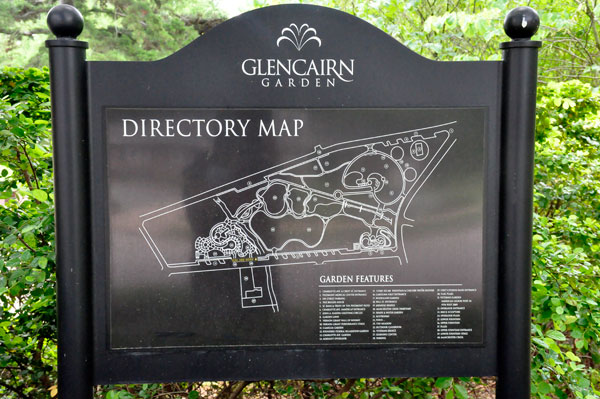 Glencairn Garden map