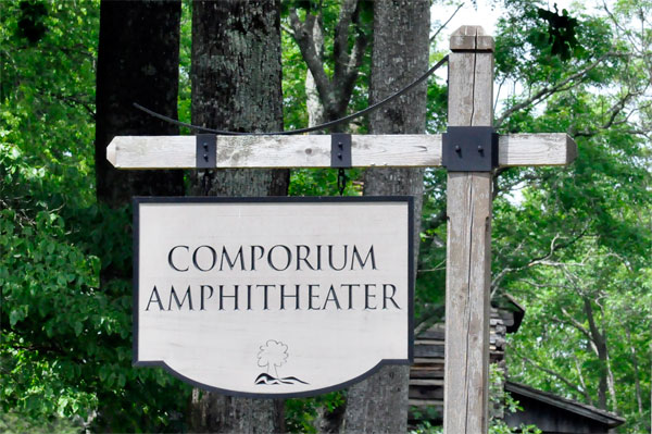 Comporium Amphitheater sign