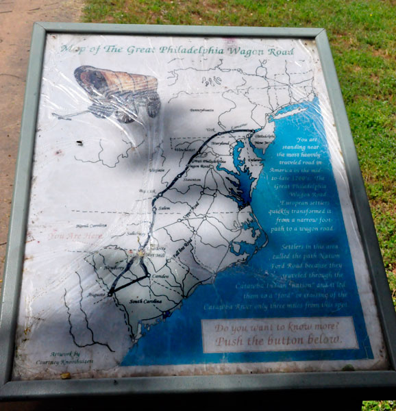 The Great Philadelphia Wagon Road map