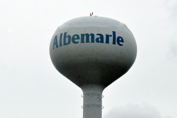 Albemarle water tower